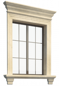 Сложное окно с карнизом Тип2